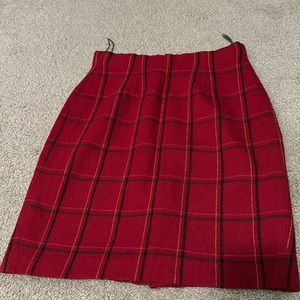 Wool pencil skirt.